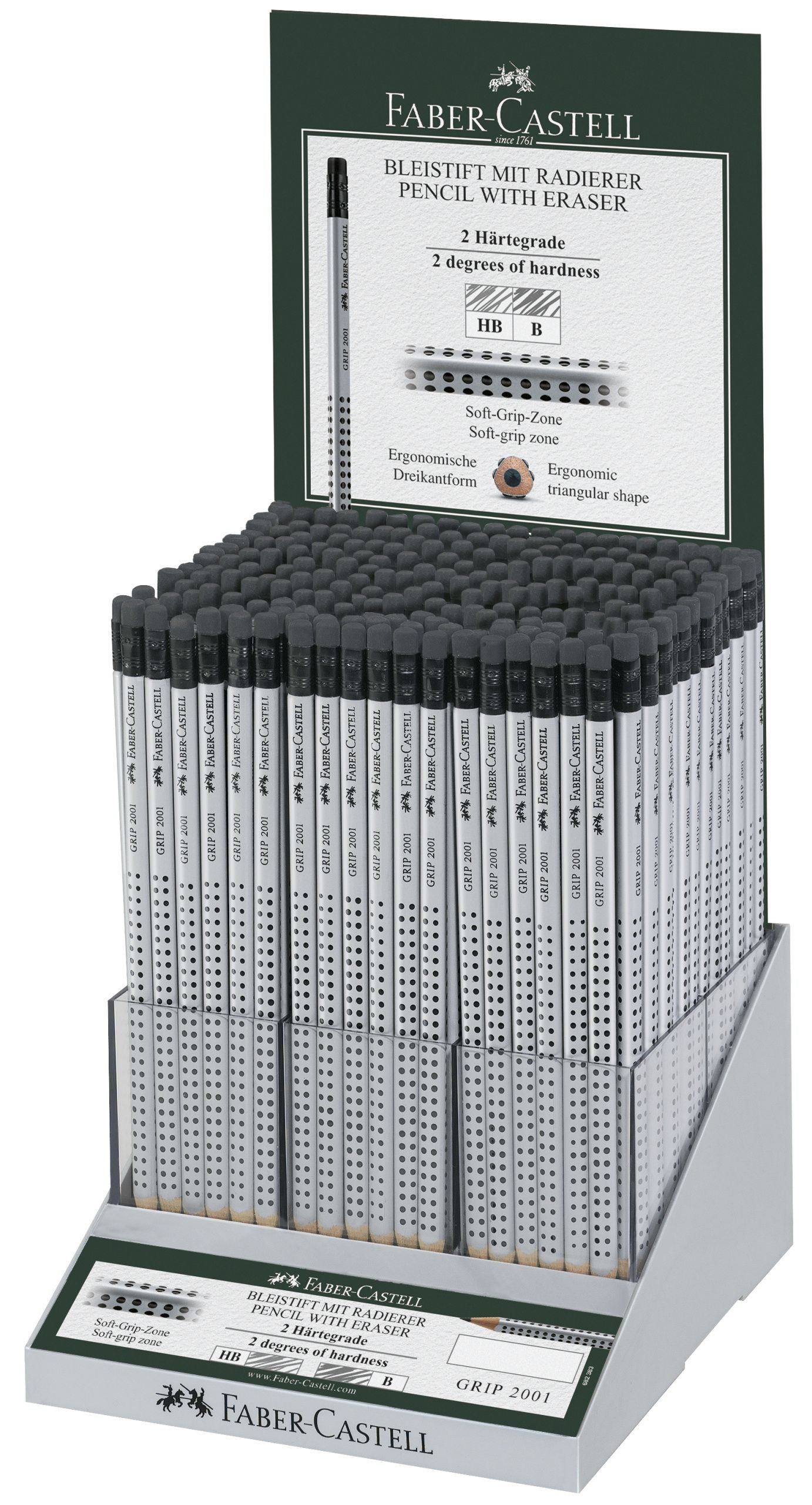 DISPLAY 216 BUC CREION GRAFIT CU GUMA GRIP 2001 FABER-CASTELL DISPLAY 216 BUC CREION GRAFIT CU GUMA GRIP 2001 FABER-CASTELL